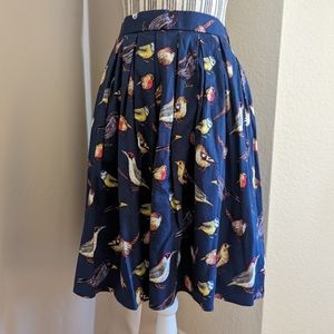 Bird print skirt